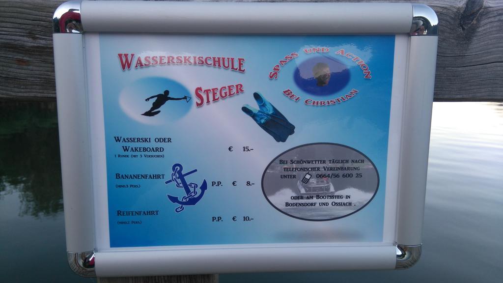 Ferienwohnung Christian Am Ossiachersee Bodensdorf Exteriör bild